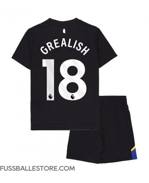 Günstige Everton Jack Grealish #18 3rd trikot Kinder 2025-26 Kurzarm (+ Kurze Hosen)